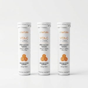 Tabletas Efervescentes de <span class=keywords><strong>Vitamina</strong></span> <span class=keywords><strong>C</strong></span> y Zinc OEM ODM, Suplemento Dietético de Potasio, Ácido Ascórbico, Saludable para Adultos, Mejora la Inmunidad, Tomar 1 - Product Image 1