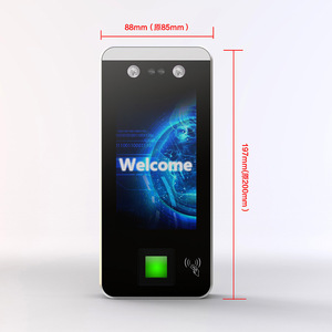 Beş bir katılım makinesi Pin kodu parmak izi Palm doğrulama RFID kartlar tarama yüz tanıma kamera - Product Image 4