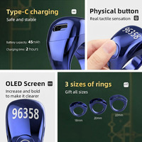 Nouvelle bague connectée Zikr 3-en-1 QB809 2026 avec compteur intelligent, synchronisation via application Bluetooth, horloge Azan et compteur numérique Tasbeeh