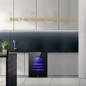 Vinopro Smart Built In Wine Cellar 46 Bottles Display Wine Refrigerator 135L Wine Cooler Fridge With Compressor