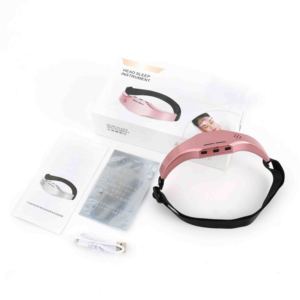 2025 produk penjualan terbaik nirkabel Microcurrent EMS Kepala tidur pemijat <span class=keywords><strong>Insomnia</strong></span> alat bantu tidur sabuk inframerah - Product Image 4