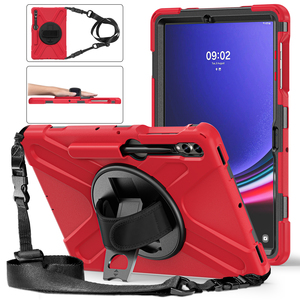 Tracolla rotante 360 per Samsung <span class=keywords><strong>Tab</strong></span> <span class=keywords><strong>S8</strong></span> S9 S10 <span class=keywords><strong>Ultra</strong></span> X900 X910 x 910 protezione robusta per Tablet antiurto - Product Image 2