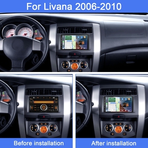 7Inch <span class=keywords><strong>Android</strong></span> Màn Hình Cảm Ứng Xe Video Stereo Cho Livana 2006 2010 DVD Player Đa Phương Tiện Hệ Thống Đài Phát Thanh Carplay Phổ Xe Đài Phát Thanh - Product Image 2