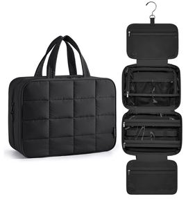Organizador de Joyas, Bolsa de Maquillaje Acolchada, Bolsa de Aseo Colgante para Viajes, para Artículos de Aseo - Product Image 2
