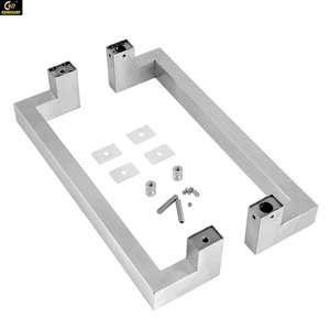 Kensharp thép không gỉ hiện đại Matte đen vàng PVD phía trước cửa xử lý tắm kính cửa trượt chính bằng gỗ cửa xử lý - Product Image 2