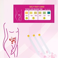 Carte d'autotest de l'inflammation vaginale féminine, bandelettes de test urinaire, bandelettes de test du pH vaginal, herbes naturelles, jetables