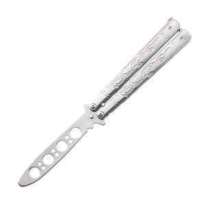 Practice <strong>Butterfly</strong> <strong>Trainer</strong> <strong>Knives</strong> Unsharp-Blade Practice Training Tool Stainless Steel - Product Image 5