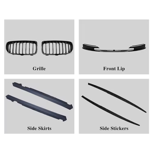 Kit carrosserie XT de haute qualité pour <span class=keywords><strong>BMW</strong></span> <span class=keywords><strong>Série</strong></span> 3 12-18 F30 modifié en <span class=keywords><strong>M</strong></span>-tech Pare-chocs avant Pare-chocs arrière Jupe latérale <span class=keywords><strong>Grille</strong></span> F30/35 - Product Image 5