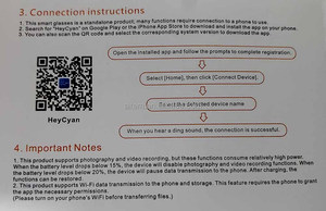 Smart Audio Glasses 8MP Video Camera Wi-Fi Transfer Audio Record Smart AI Sunglasses <b>with</b> Dual Lenses UV Photochromic Sunglasses - Product Image 5