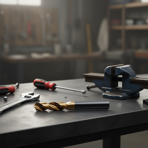 Foret hélicoïdal HSS-Co 2,4 mm, revêtement TiN, auto-centrant pour le perçage du métal - Product Image 3