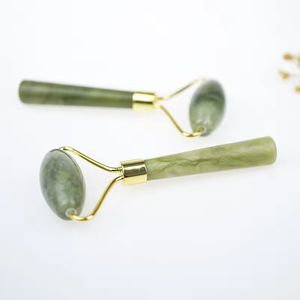 गुआ शा टूल फेशियल मसाज गुआशा बॉडी ब्यूटी टूल जेड रोलर सेट के साथ 2024 नेचुरल फेस लिफ्टिंग जेड रोलर मसाजर - Product Image 2