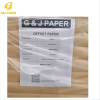 Moulin Prix 80gsm Woodfree Papier Offset Papier D'impression Non Couché Papier Offset pour ordinateur portable