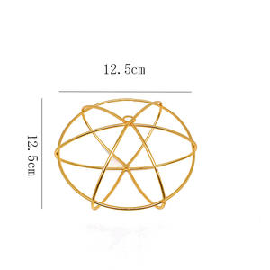 環境にやさしい金属製DIYアクセサリー回転UFO棚付きダイヤモンドフラワークリスタルドリームキャッチャー風用 - Product Image 6