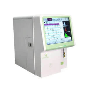 2024 terbaru Vet Full Auto dokter hewan Hematology Analyzer 3 bagian mesin analisa darah hewan