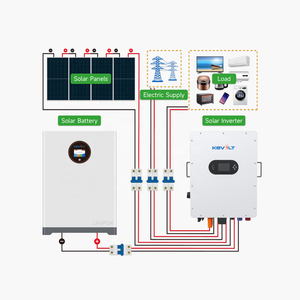 5KW 10KW 20kW quang điện năng lượng mặt trời Panels với LiFePO4 Pin panneau Solaire Kit complet lai năng lượng mặt trời hệ thống - Product Image 4