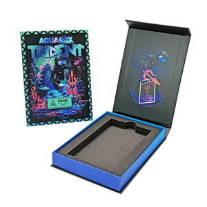 Custom Logo Recyclable Eva Rigid Cardboard <b>Magnetic</b> Gift Packaging <b>Box</b> With Eva Foam Insert - Product Image 3