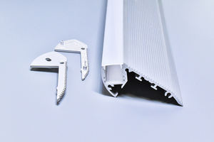 PERFECT Non-waterproof High Quality 67*27mm 6063-T5 Anodized Silver Stair Step LED <b>Aluminium</b> <b>Profile</b> - Product Image 4