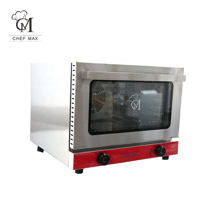 Chefmax 4 Tray Electric Commercial Convection Oven with CE ETL SANITATION Certificate Electric Toaster Oven