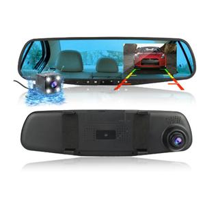 <span class=keywords><strong>3.5</strong></span> inch HD 1080P máy ảnh Rear View gương Dash Cam ống kính kép tự động xe Video Recorder máy ảnh xe Car <span class=keywords><strong>DVR</strong></span> HD - Product Image 1