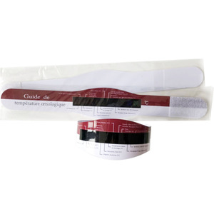 Termômetro digital de cristal líquido, banda de vinho que muda de cor, bicho de vinho, com adesivo 14-32c grau oem 3000 peças - Product Image 6