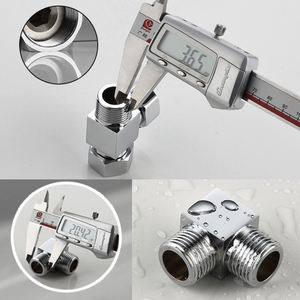 Y4 G1/2 "connexion filetée, filetage ID/OD 19.8mm capuchon mobile <span class=keywords><strong>Flexible</strong></span> pivotant en forme de Y connecteur de tuyau coupleur <span class=keywords><strong>adaptateur</strong></span> - Product Image 3