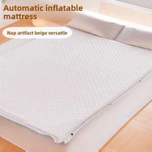 Matelas <span class=keywords><strong>Gonflable</strong></span> Automatique en PVC Floqué pour Tente, Tapis de Couchage de Camping avec Oreiller, <span class=keywords><strong>Coussin</strong></span> d'Air de Voiture à Assemblage Libre - Product Image 4