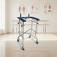 Déambulateur pliant avec siège et frein pour personnes âgées et handicapées, cadre d'apprentissage de la marche pour membres inférieurs, modèle JY-FBQ-2