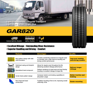 Tuyệt vời Mileage giti gar820 Lốp xe tải 215/75r17.5 cho ánh sáng và vừa Duty xe tải - Product Image 3