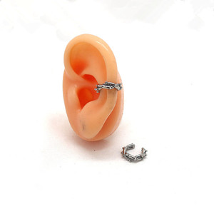yunnique Clip-on <b>Earrings</b> Spike Shape Titanium Steel Minimalist Ear Clips For Men And Women Fashion Jewelry 316 Stainless Steel - Product Image 4