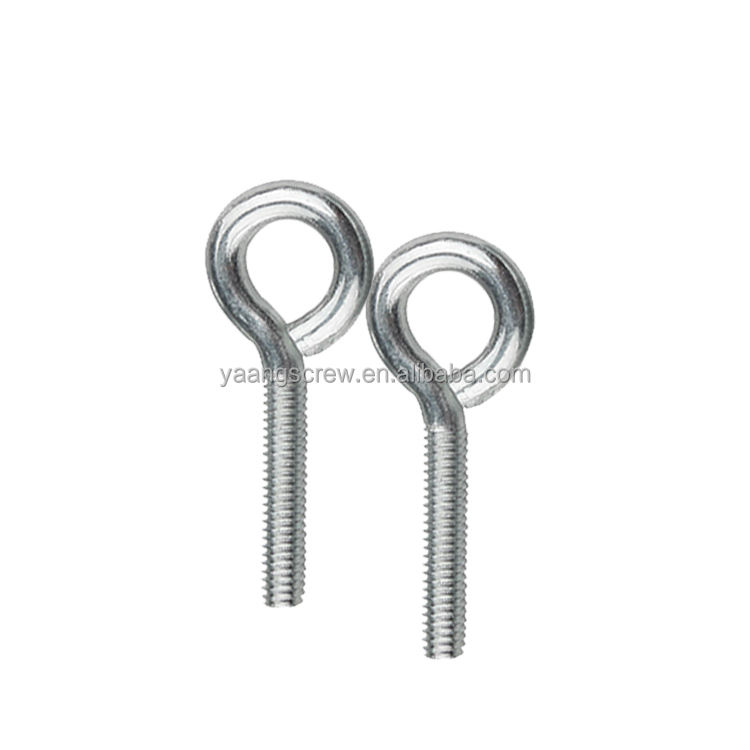Eye Bolts Closed Loop Threaded Fasteners UNC Iron Stainless Steel Alloy ...