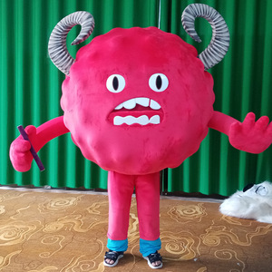 Disfraz personalizado de Mascota de monstruo de peluche de dibujos animados tallado en espuma de alta gama - Product Image 2