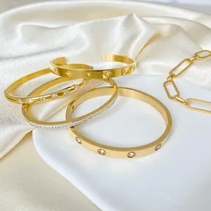 Pulseira de casal com estrela de oito pontas e zircônia banhada a ouro 18K, joia retrô francesa, novidade da moda, novidade de 2024