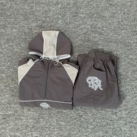 Ensemble deux pièces décontracté de haute qualité pour homme, veste et pantalon surdimensionnés, poches, séchage rapide, vêtements de sport, costumes pour homme