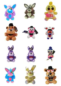 Meilleure vente enfants personnage de dessin animé cadeaux le plus populaire jeu Figure Sundrop Freddy Bonnie Bear FNAF jouets en peluche