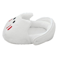 Coussin de couchage semi-fermé en coton pour chat, chaud et doux, amovible et lavable, nid douillet pour chats d'intérieur et petits chiens
