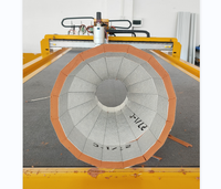Machine de découpe automatique CNC 5 axes pour panneaux d'isolation de conduits d'air en mousse de polyuréthane PIR PU phénolique Ventech