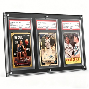 Clear Acrylic Custom Logo Easy Assembly Desktop <b>Mount</b> Card <b>Frame</b> Custom Slab Holder TCG Graded Sports Trading Card Display <b>Frame</b> - Product Image 5