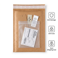 Emballages personnalisés pour vêtements OEM, enveloppes en papier kraft, boîtes d'expédition en carton, sacs d'expédition en papier