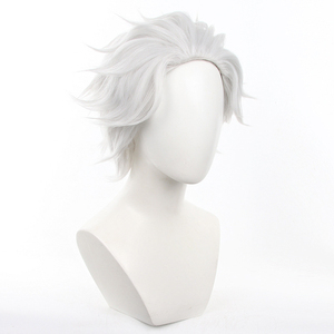 Ainizi วิกผมคอสเพลย์สั้นสีขาว-เทา <span class=keywords><strong>Hajime</strong></span> emiya - Product Image 4