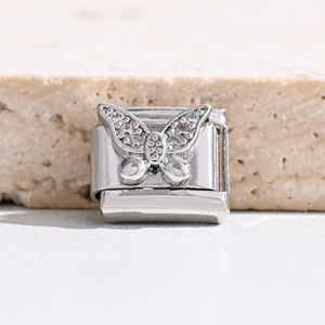 DIY Jewelry Accessories Charm Bracelet Module Stainless Steel Prong Setting Everyday Wear Unisex - Product Image 3