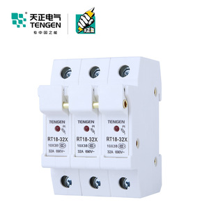 ที่ใส่ฟิวส์ Tengen RT18-32X 3P 32A 690V แบบรางเซรามิก - Product Image 2