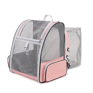 Factory direct supply of <b>cat</b> carriers, pet bags, portable <b>backpacks</b>, comfortable, breathable, expandable, and foldable pet bags. - Product Image 5