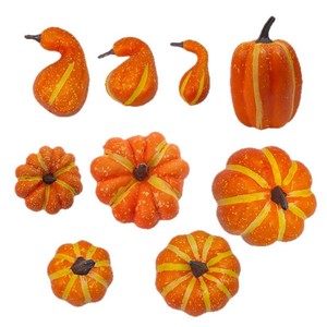 High-quality Soft <b>Matte</b> <b>Rubber</b> Foam Artificial Pumpkin Thanksgiving Harvest Festival Cross-Border Popular Fruit Accessory - Product Image 5