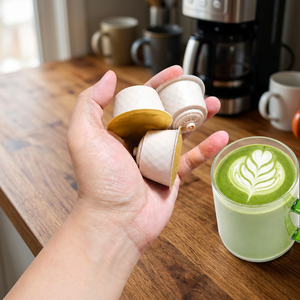 Capsules de matcha à étiquette privée compatibles avec les machines Dolce Gusto, capsules de thé vert biologique sain, prix d'usine - Product Image 1
