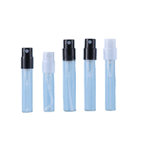 Vide 1ml 1.2ml 1.8ml 2ml 2.5ml clair Mini atomiseur brouillard flacon échantillon verre parfum vaporisateur