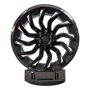 Rines de Aleación de Aluminio Multirradio 20x9 22x12, Nuevos Rines de Fundición Todoterreno con PCD 5/6x139.7/127mm para Camionetas RAM GMC Ford F-250 / F-350 - Product Image 4
