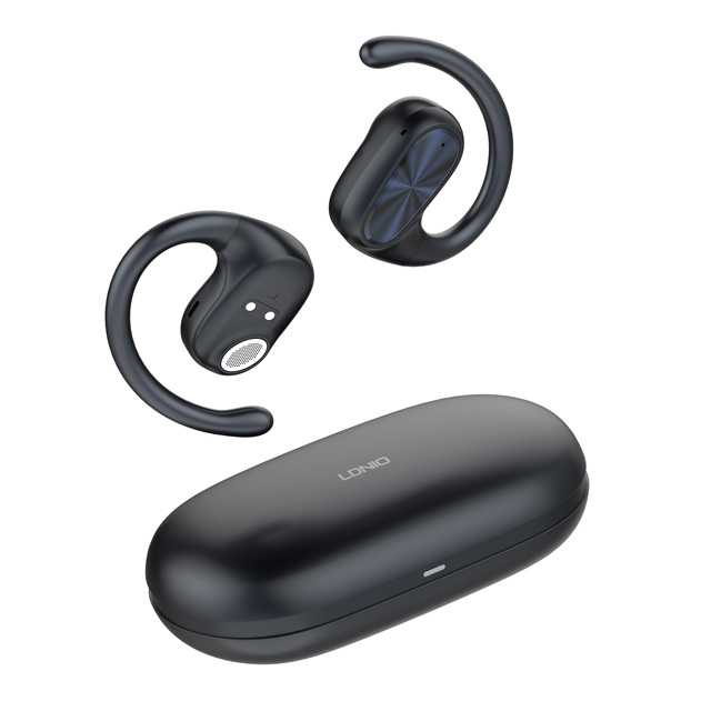 Ldnio T07 Popular Clip Type Bone Conduction clear Sound OWS Open Sports Hand Free IPX4 Boat Earbuds BT5.3 Play Music 4H Earphone
