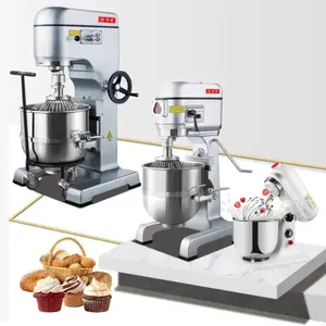 Máquina mezcladora planetaria automática para repostería, Donuts, masa, leche, relleno, especias, pasteles, pasta de tomate pequeña, precio para repostería