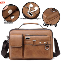Sac Tendance 2026 – Sacoche de Luxe Designer pour Hommes, en Cuir, pour Bureau et Affaires, Sac Messager Latéral, Sacs à Main et Sacs Bandoulière
