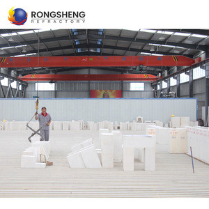 Rongsheng chịu mài mòn gạch hợp nhất đúc azs khối đúc Zirconia Corundum gạch chịu lửa cho Lò thủy tinh - Product Image 4